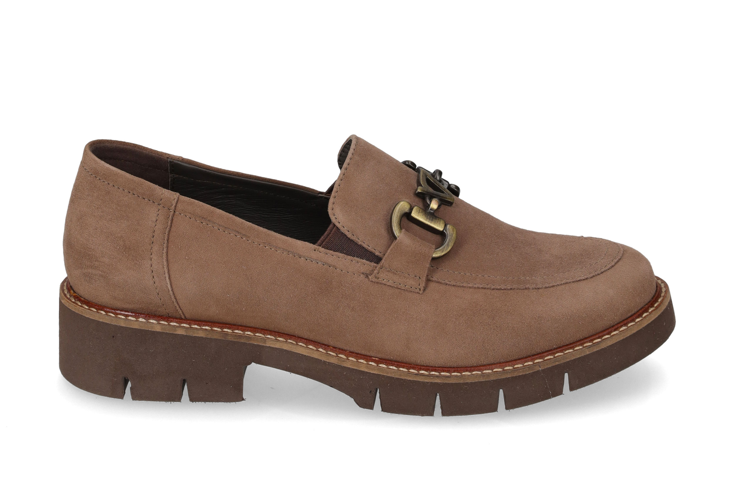 Taupe Suede Loafer 17181