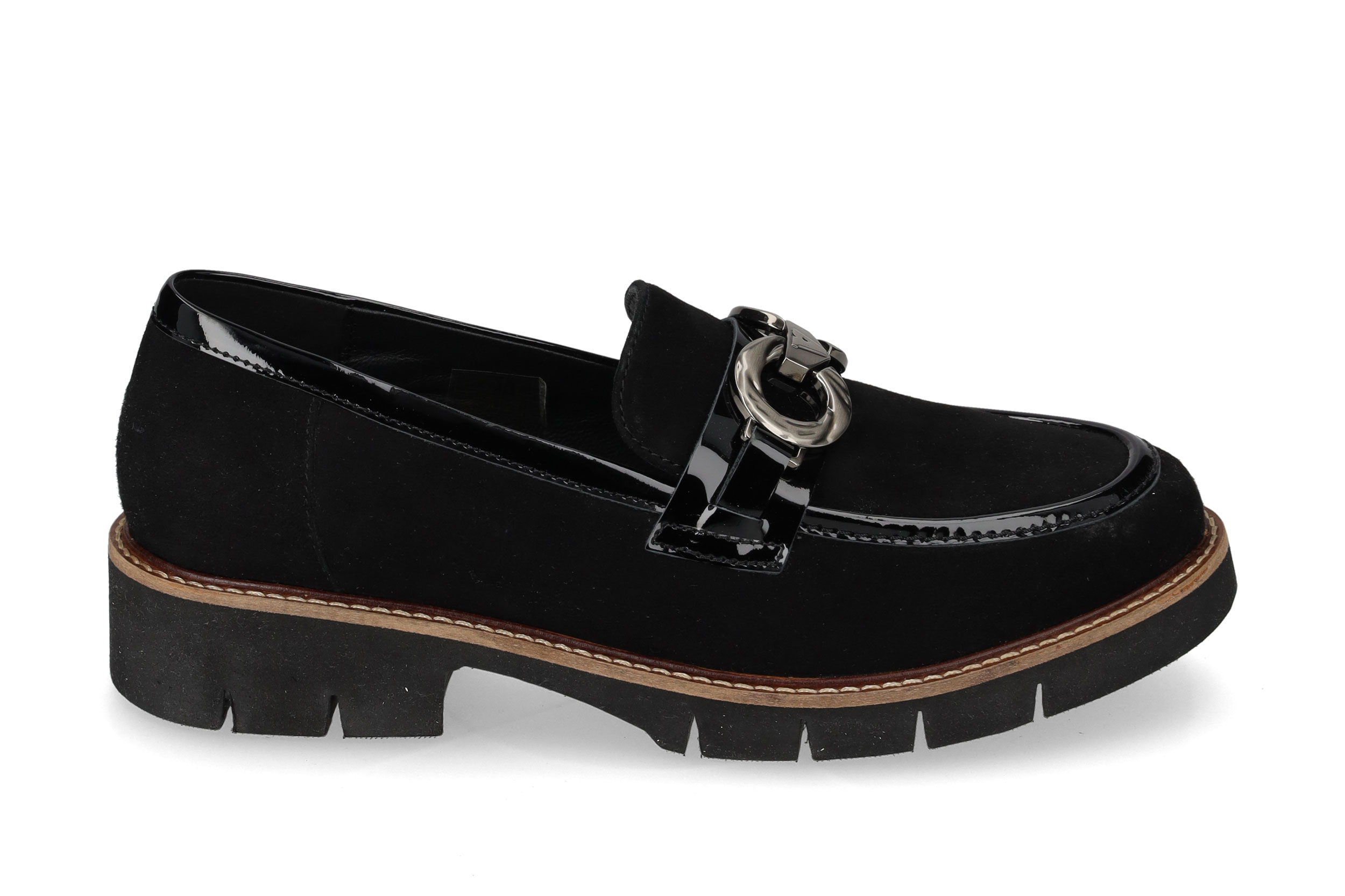 Black Suede Loafer 17183