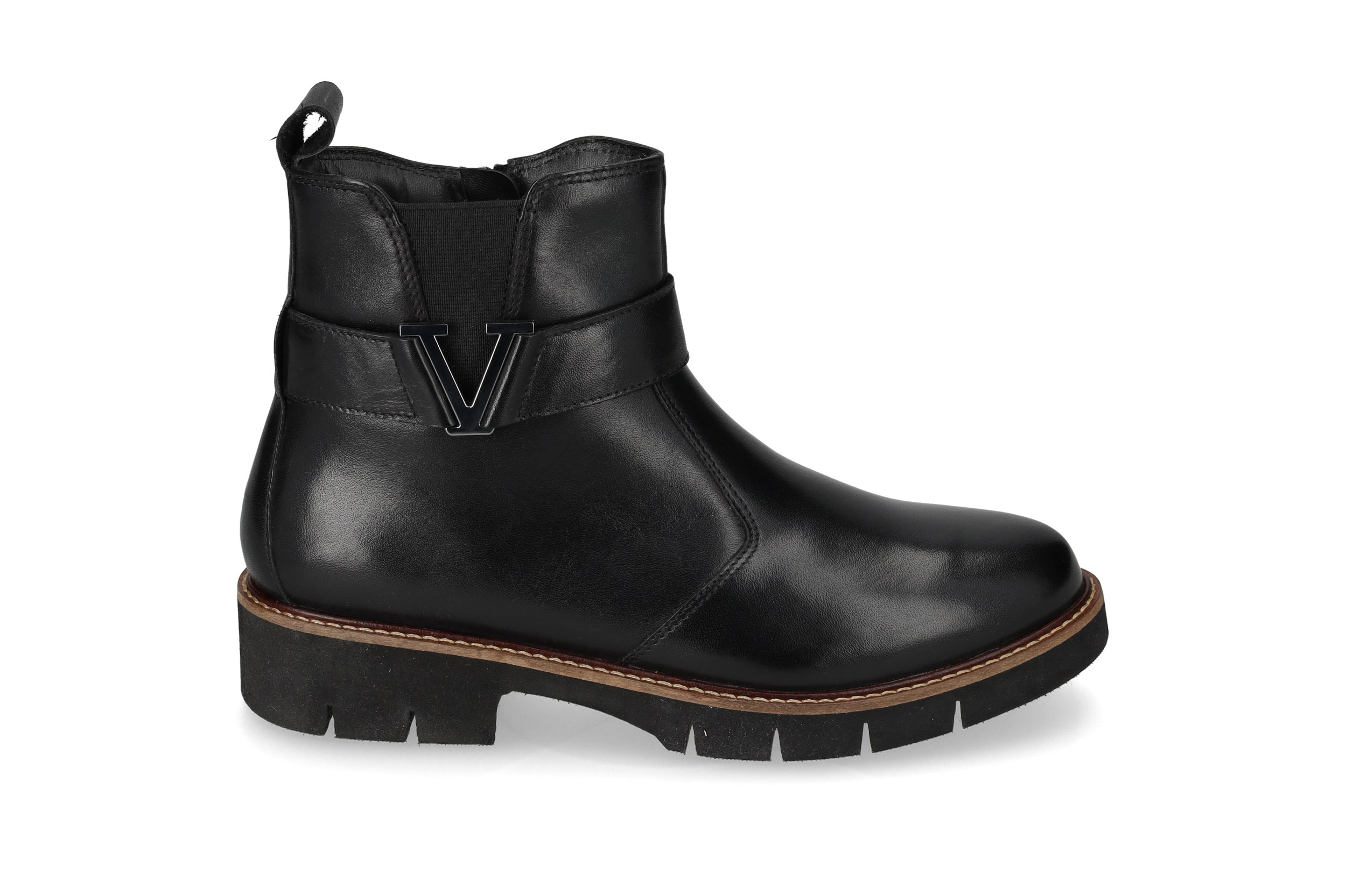 Black Calfskin Ankle Boot 17184