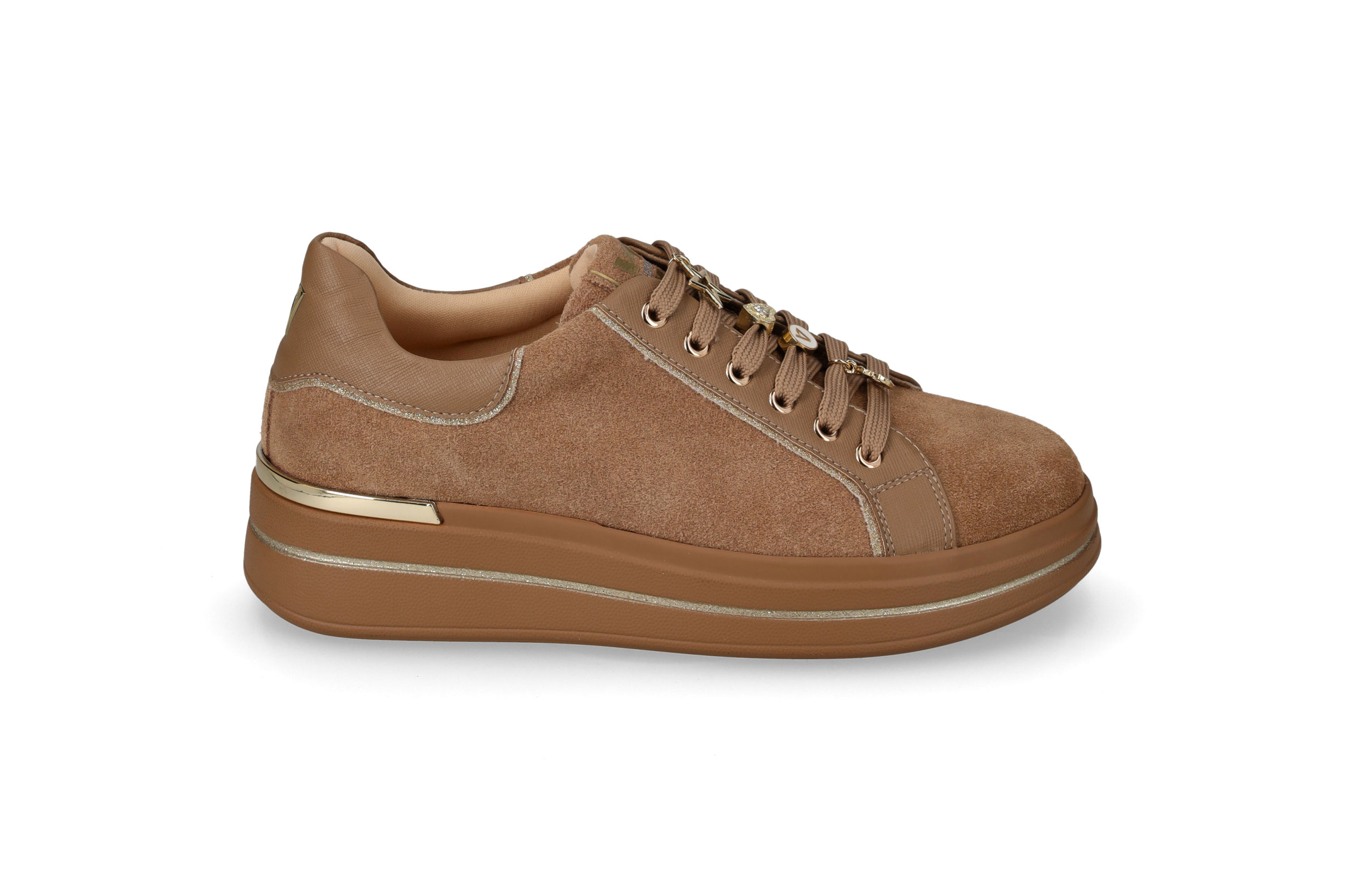 Taupe Suede Sneaker 35480