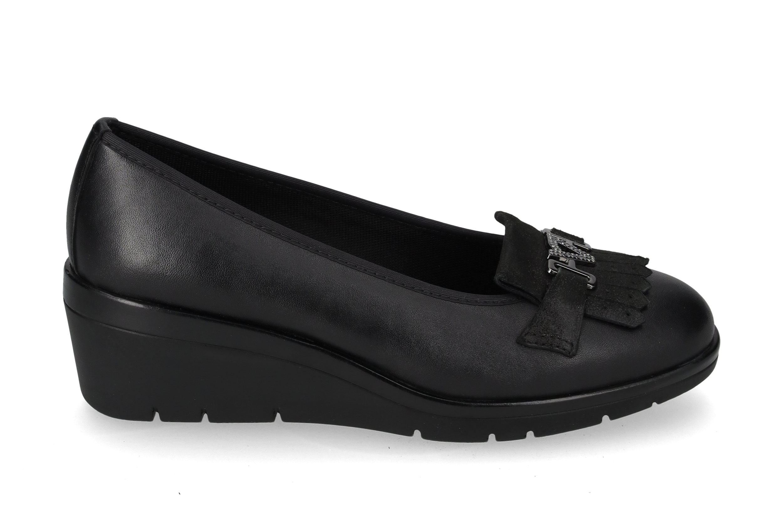 Black Calfskin Loafer 36311
