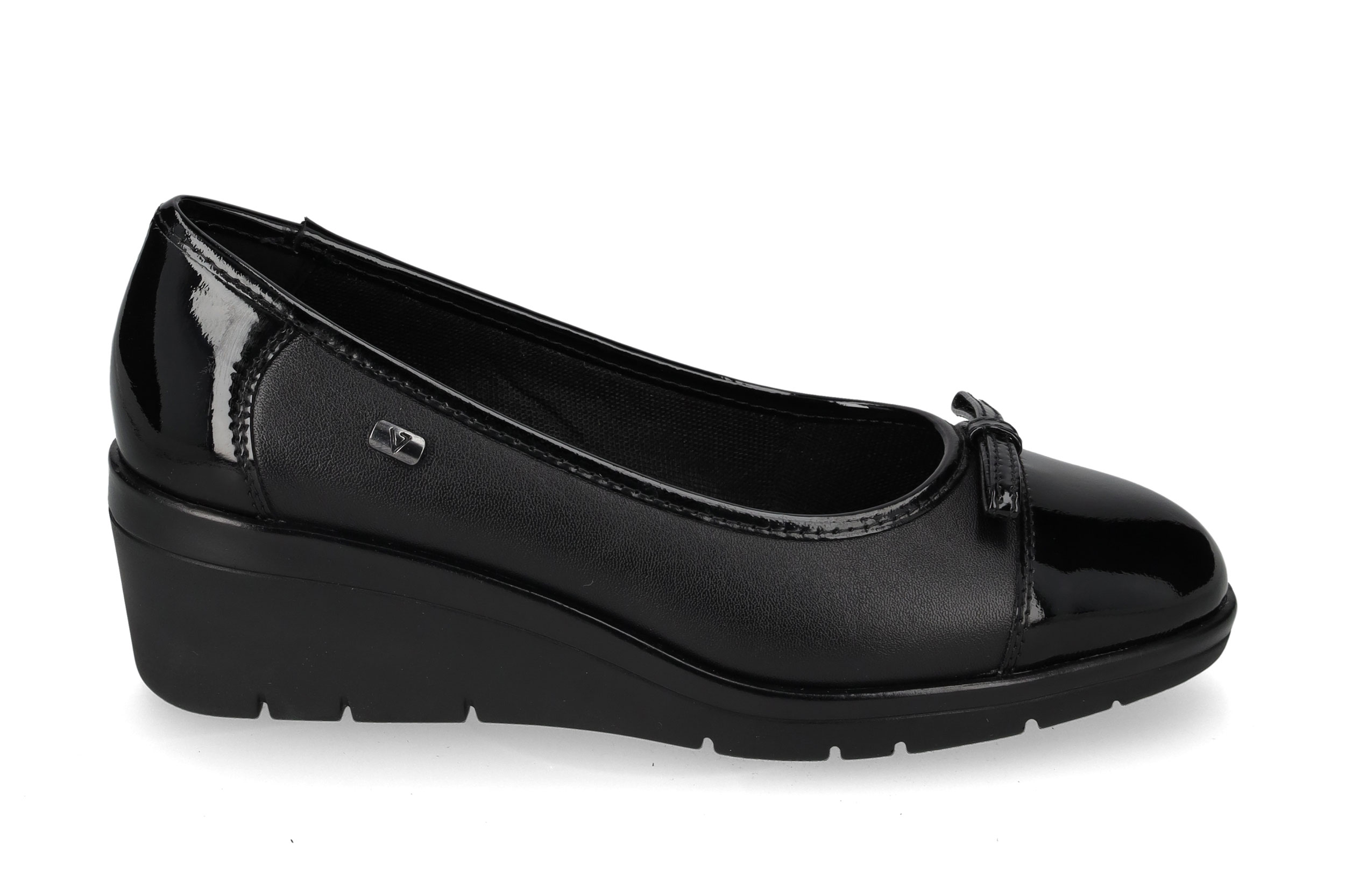 Black Calfskin Ballet Flat 36312