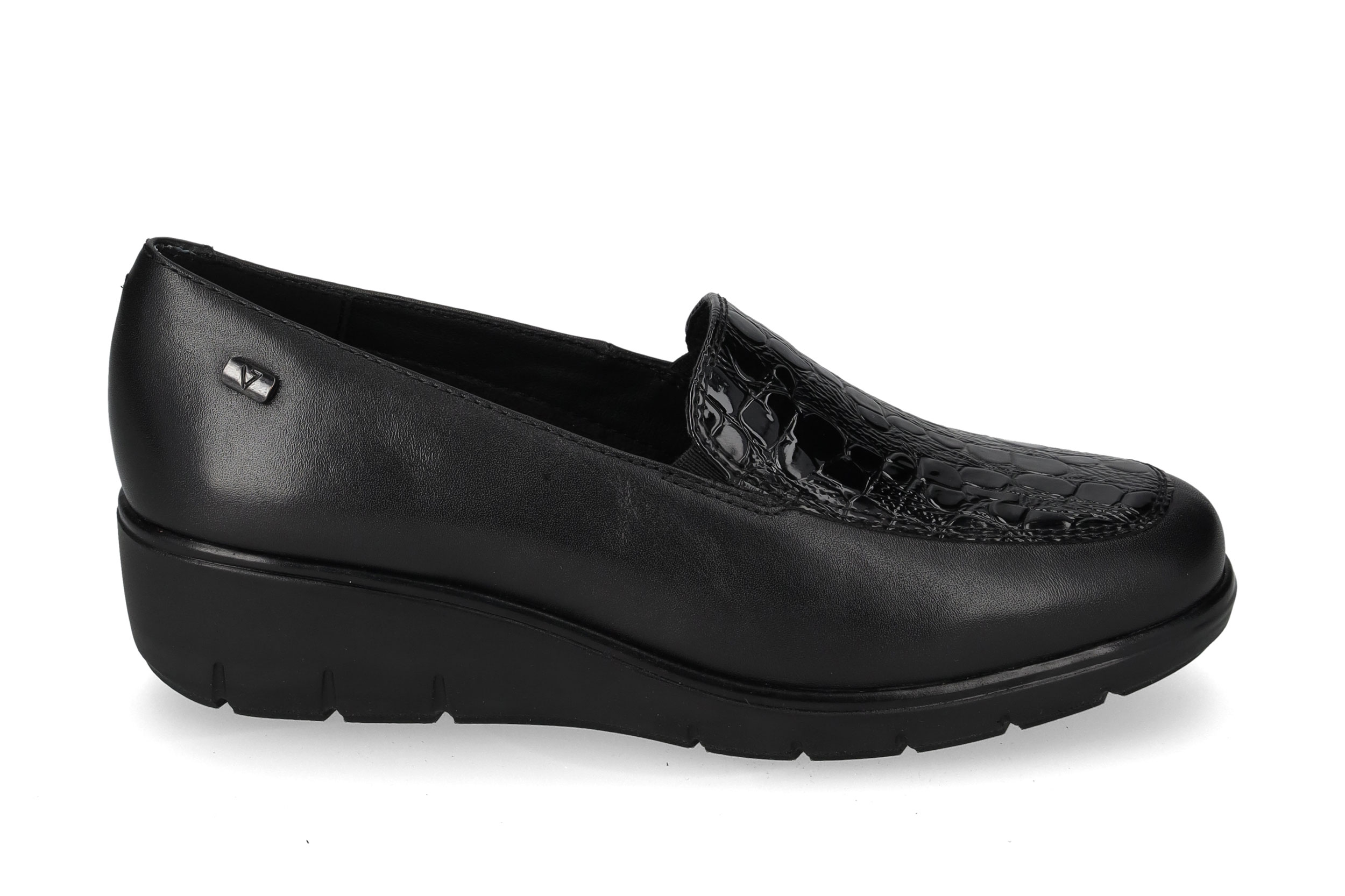 Black Croc-Effect Loafer 36321