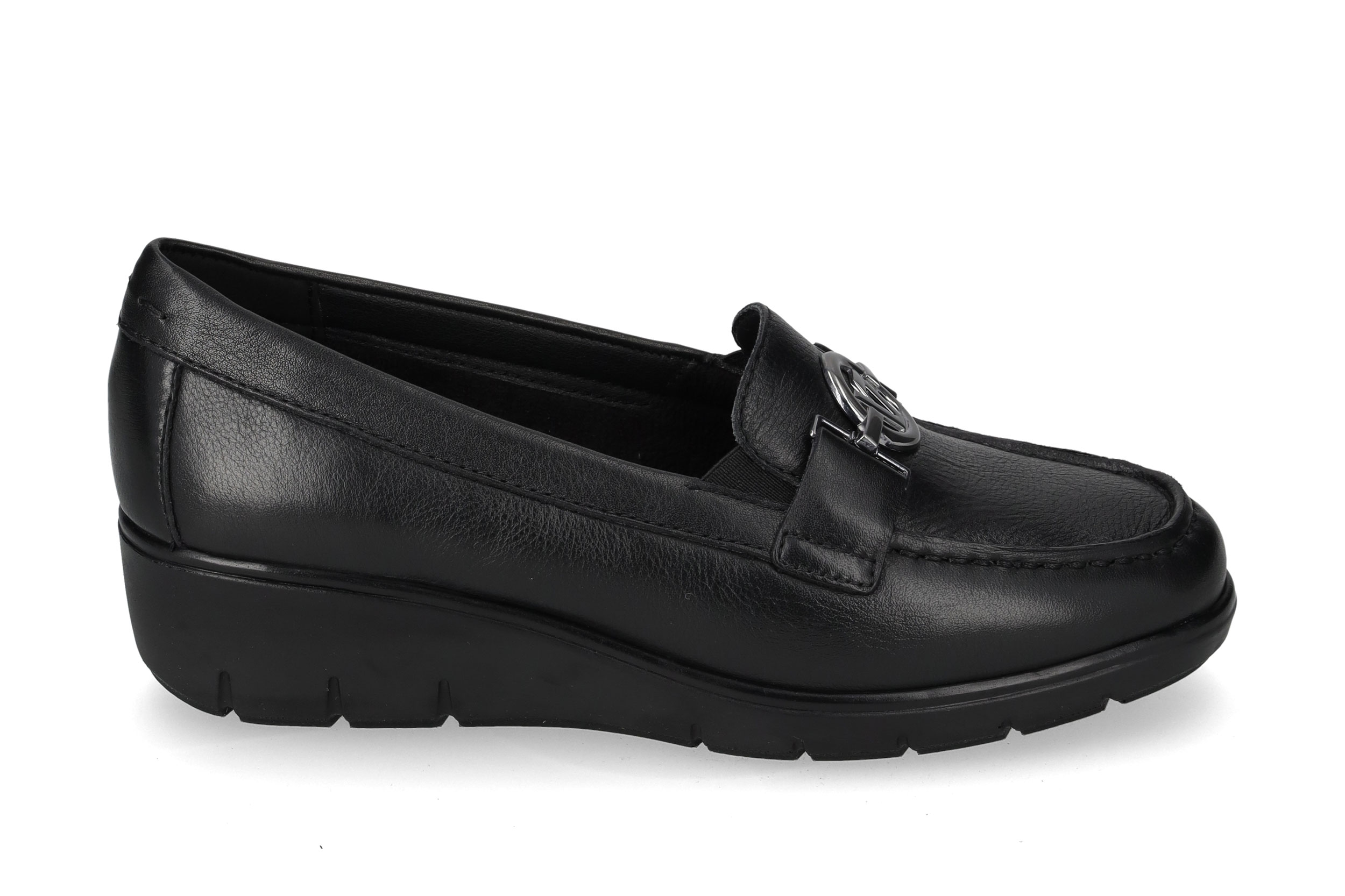 Black Nappa Leather Loafer 36322