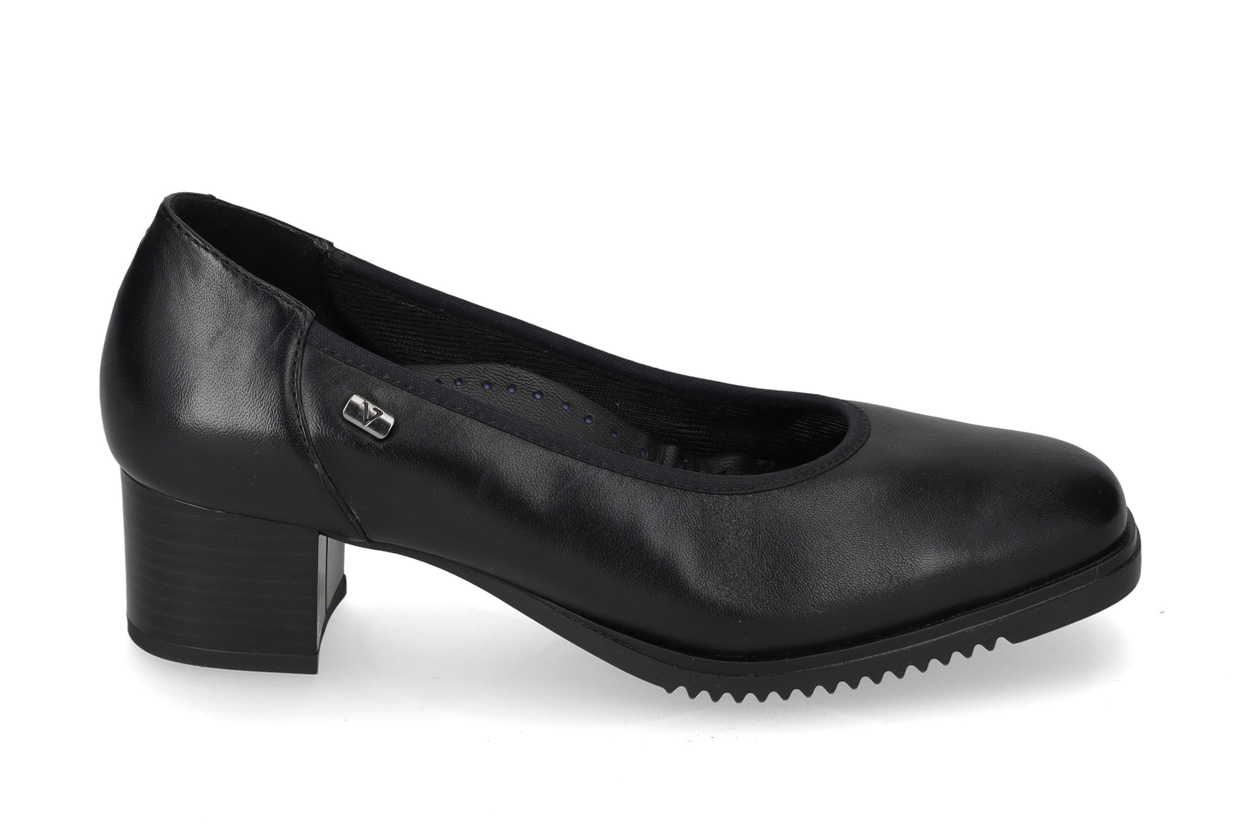 Black Calfskin Pump 36378