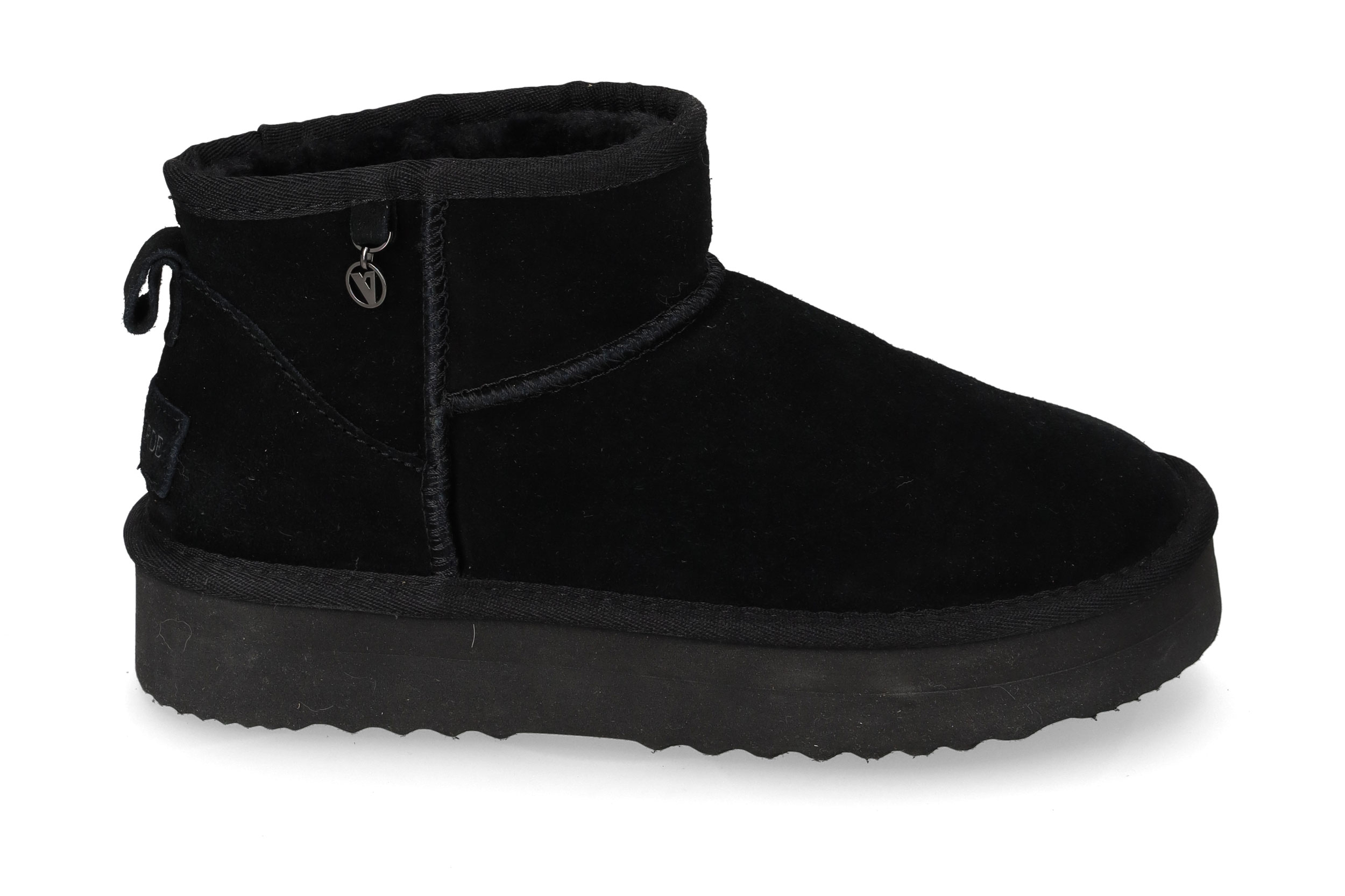 Tronchetto Suede Black 41121