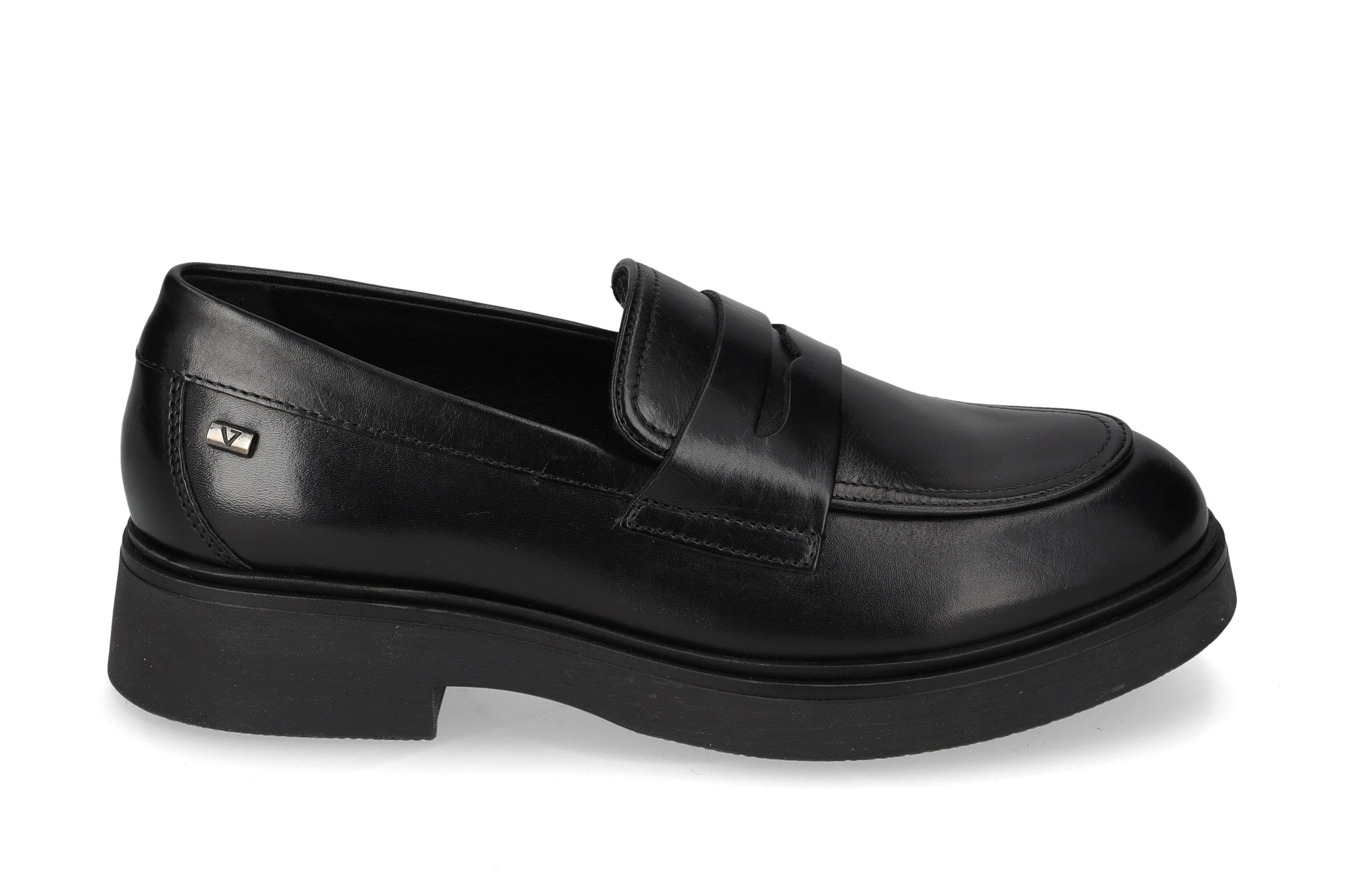 Black Calfskin Loafer 47420