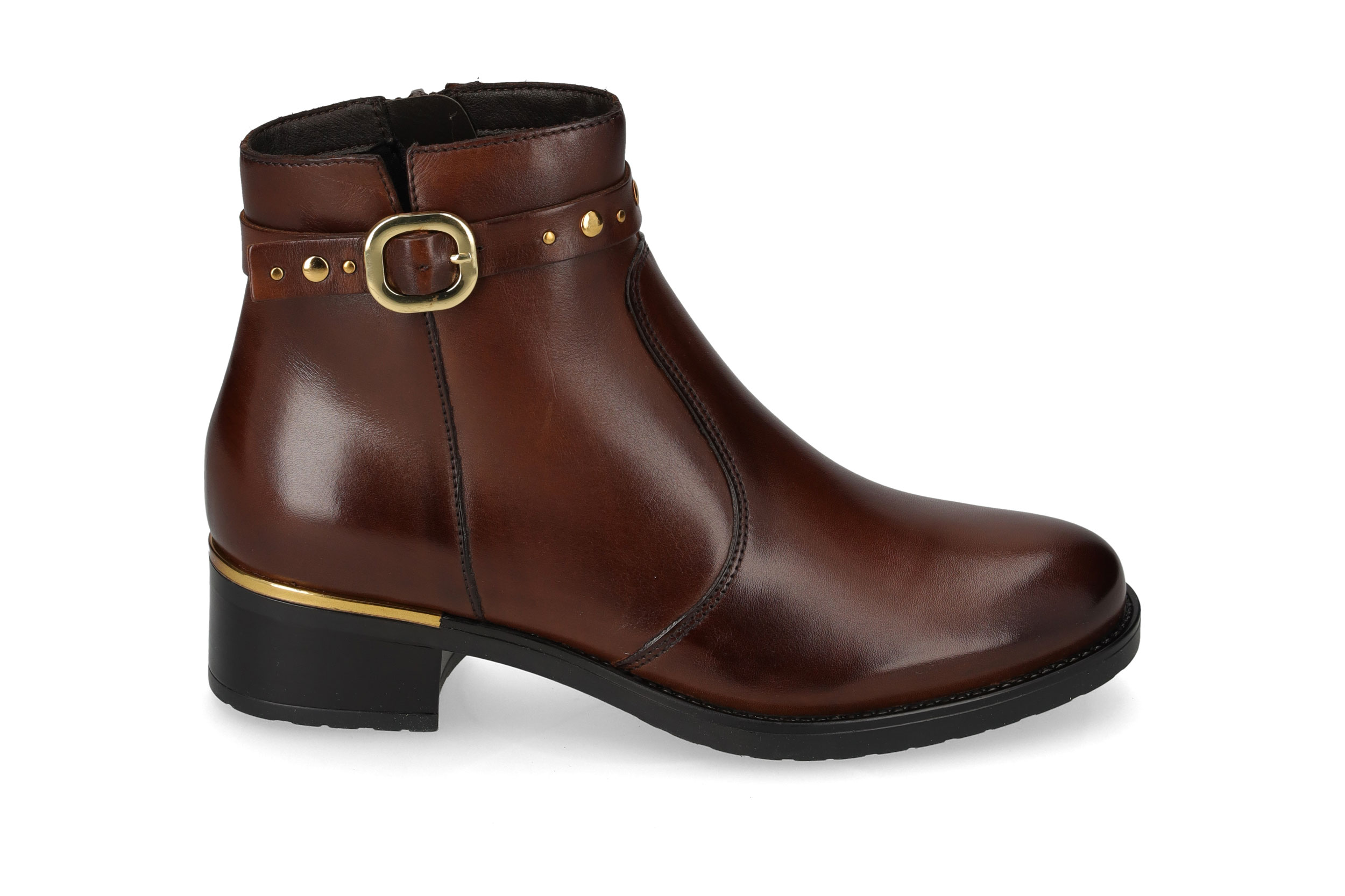 Brown Calfskin Ankle Boot 47536