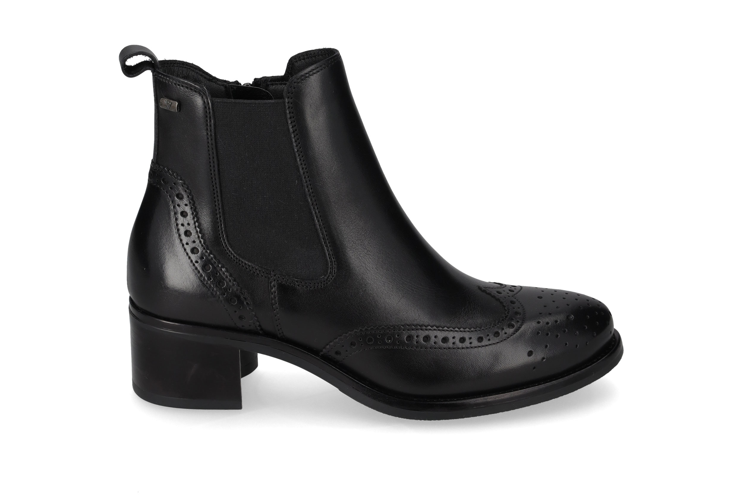 Black Calfskin Ankle Boot 47613