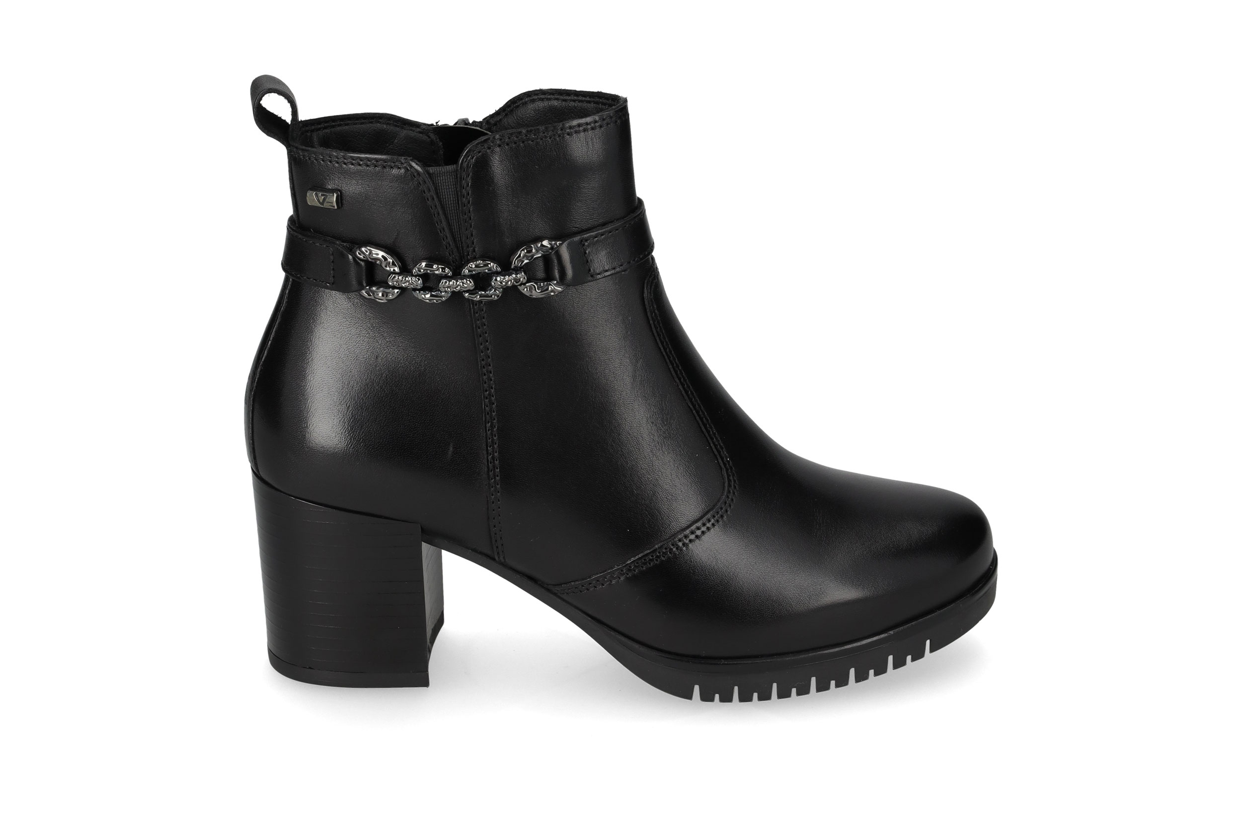 Black Calfskin Ankle Boot 47663