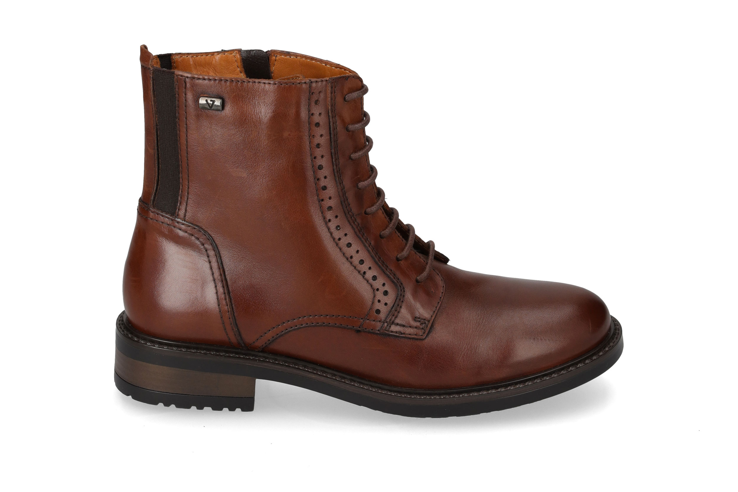 Brown Nappa Leather Ankle Boot 49136