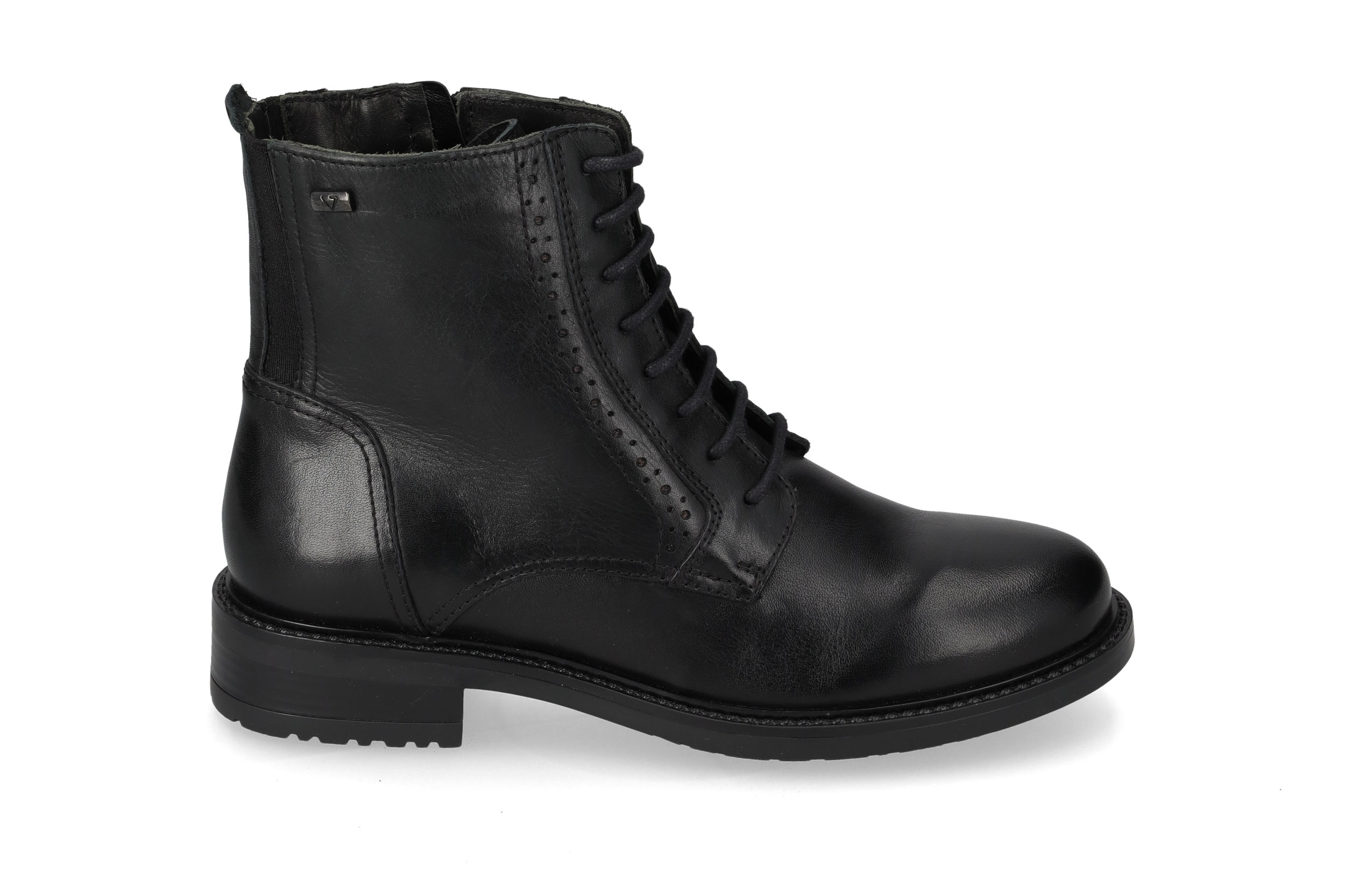 Black Nappa Leather Ankle Boot 49136