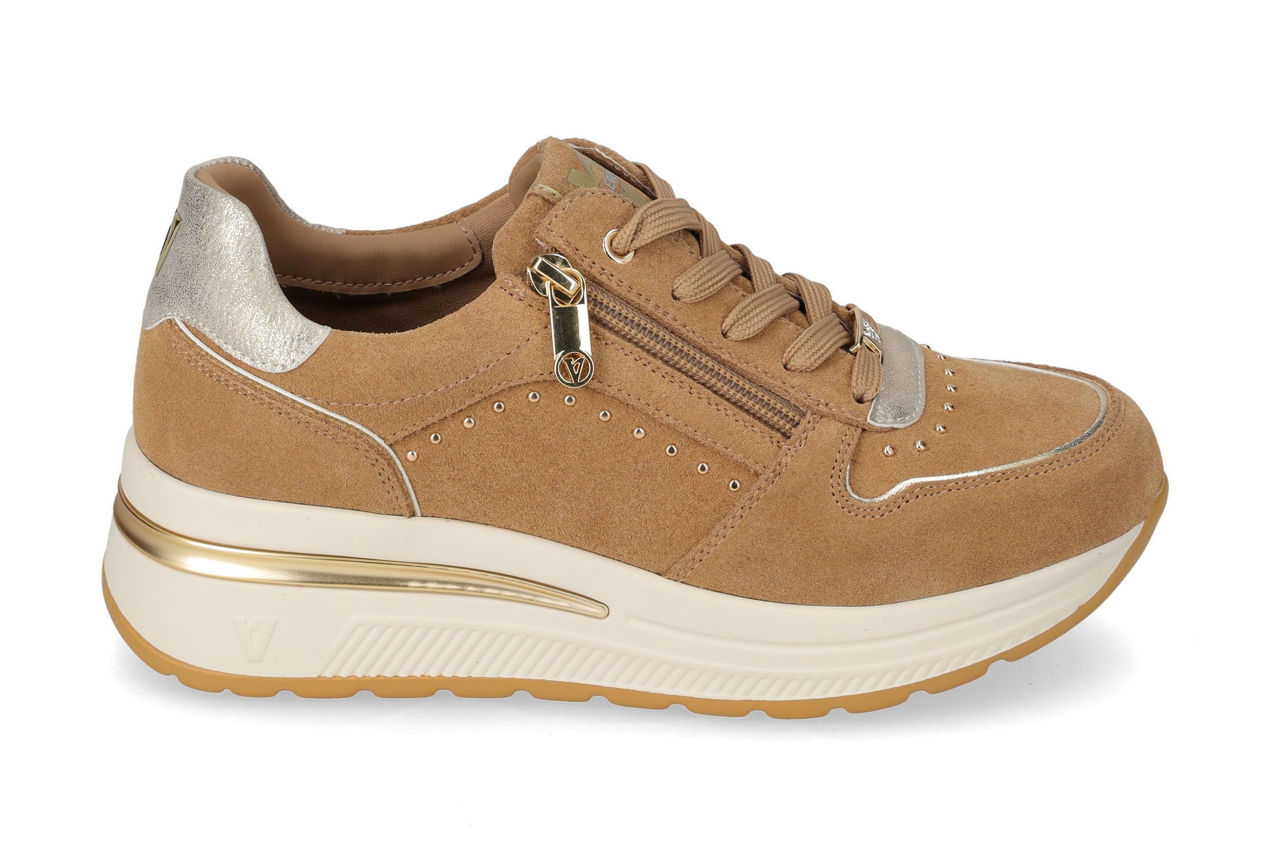 Camel Suede Sneaker V35353