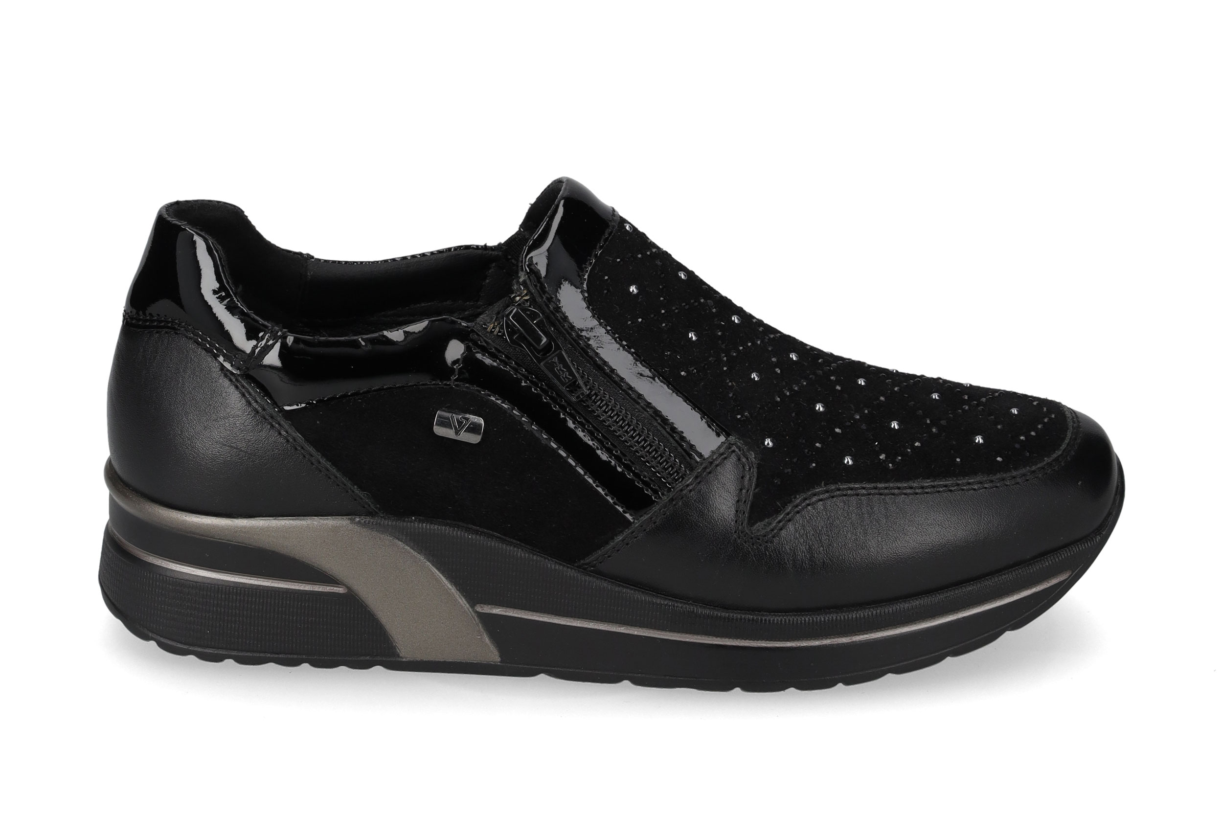 Black Suede Sneaker VNF451W