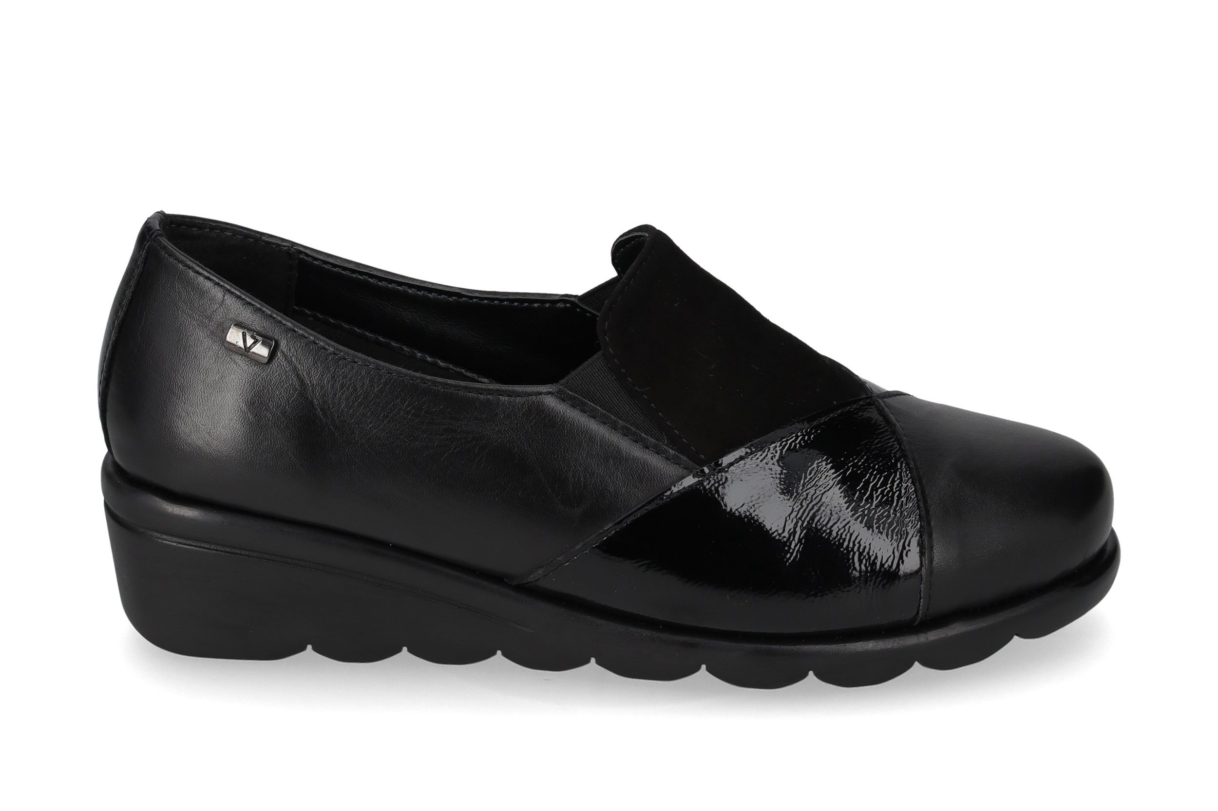 Black Nappa Leather Shoe VS10303E