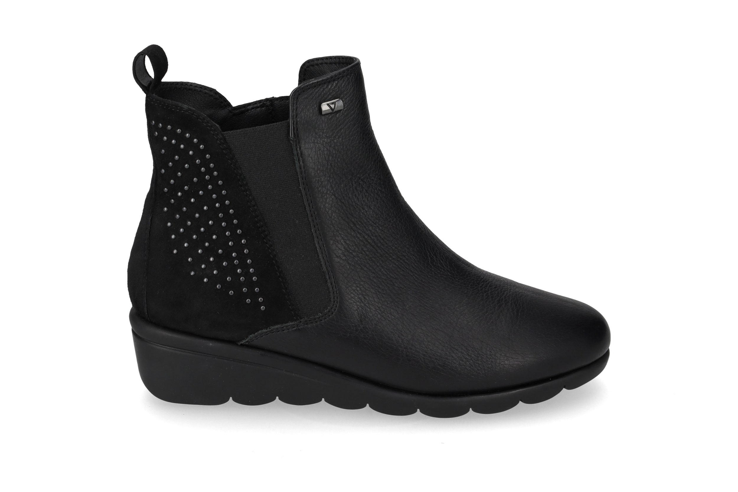 Black Nappa Leather Ankle Boot VS10314W